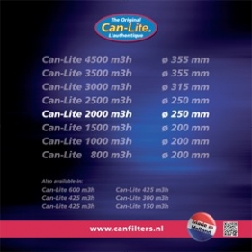 Can-Lite 2000 (2000-2200m³/h) ⌀ 250mm