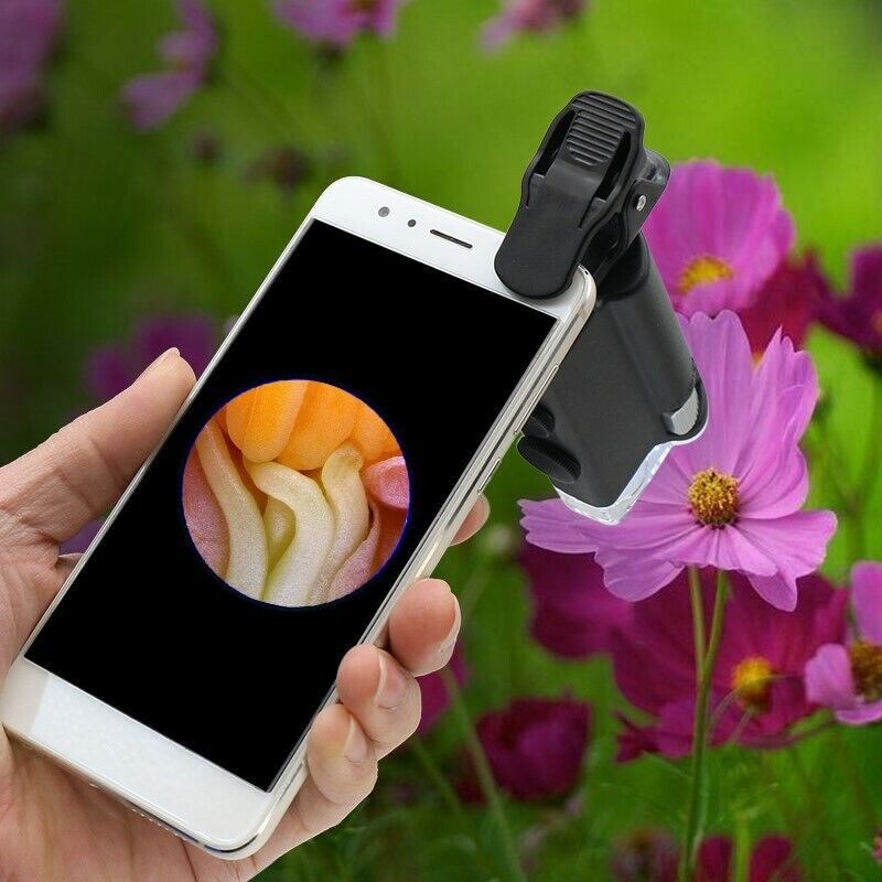 10€60 sur Objectif Pour Smartphone Android Iphone Microscope Smartphone X60  LED Uv Argent YONIS - Accessoire photo, vidéo pour téléphone mobile - Achat  & prix