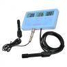 6-in-1 Water Quality Monitor pH Conductivity Analysis Tool PHT-026