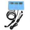 6-in-1 Water Quality Monitor pH Conductivity Analysis Tool PHT-026