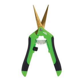 Green scissor curved