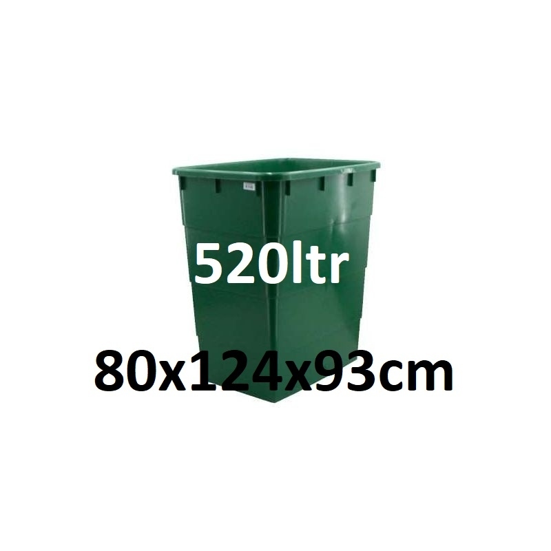 Tank with Top 520ltr (80x124x93cm)