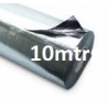  Rolle aus thermoreflektierendem Aluminium Mylar 1,25 x 10 m (Top-Qualität)