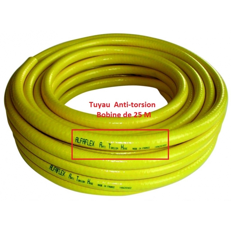 Tuyau d'arrosage anti-torsion Alfaflex 12 mm  1/2"  1 mtr