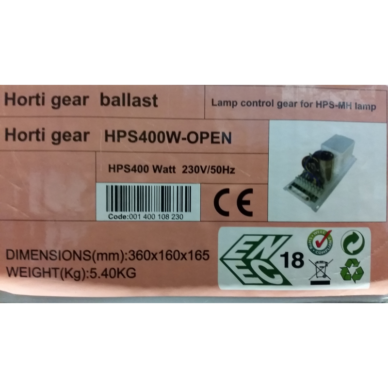 Ballast Gear "Open" 400 Watt