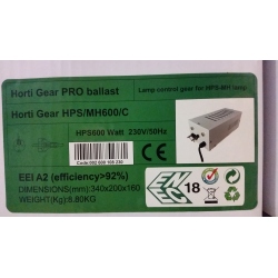 Ballast Pro Gear 600w
