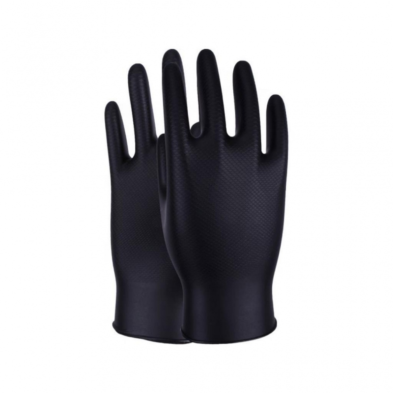 Black Nitrile Gloves (x50pcs)