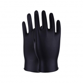 Black Nitrile Gloves (x50pcs) XL