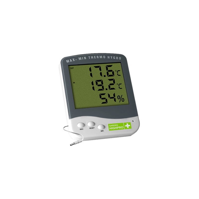 Thermomètre / Hygromètre Max/Min Garden Highpro Prenium