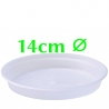 Clear Pot Saucers cm 14⌀