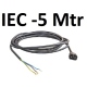 IEC Male + Cable 5mtr