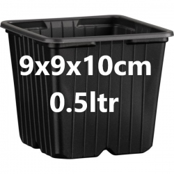 Square Pot Desch 0.5l 9x9x10cm (First price)