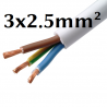 Flexibele elektrische kabel met grote doorsnede per meter 3G 2.5²